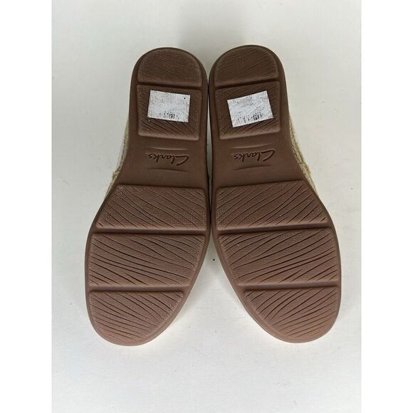 Clarks Collection Shoes Slip Ons Women Size 8W White Synthetic - Picture 11 of 12